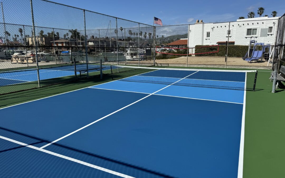 Paddle/Pickleball Courts Repaved & Gorgeous!
