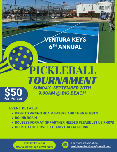 2026 VKA Pickleball Player Registration Fee