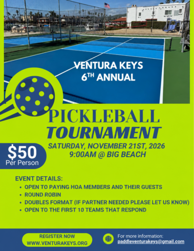 2026 VKA Pickleball Player Registration Fee